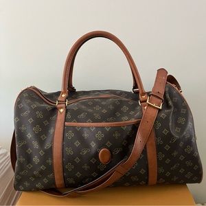 Faux Luis Vuitton “P” Duffle Bag, Weekender Bag